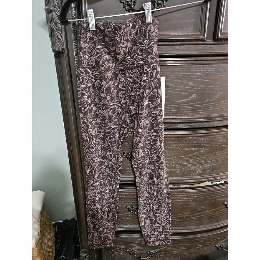 Lululemon Align HR Pant 25 Floral Nulu Leggings LW5ETCS DMP1 Size 4